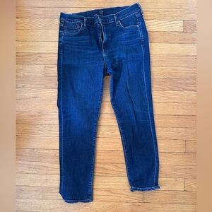 Anthropologie Citizens Of Humanity Rocket Crop High Rise Skinny Jeans